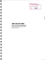 Báo cáo tài chính năm 2015 (đã kiểm toán) - Công ty Cổ phần Bao bì Tiền Giang
