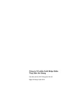 Báo cáo tài chính công ty mẹ quý 2 năm 2012 (đã soát xét) - Công ty Cổ phần Xuất nhập khẩu Thủy sản An Giang