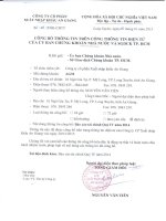 Báo cáo tài chính quý 4 năm 2014 - Công ty cổ phần Xuất nhập khẩu An Giang