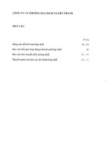 Báo cáo tài chính hợp nhất quý 1 năm 2016 - Công ty Cổ phần Thương mại - Dịch vụ Bến Thành