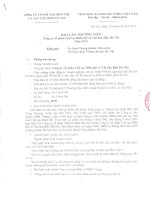 Báo cáo thường niên năm 2014 - Công ty Cổ phần Chế tạo Biến thế và Vật liệu điện Hà Nội