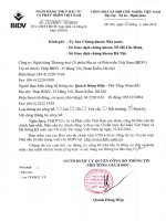 Báo cáo tài chính hợp nhất quý 1 năm 2016 - Ngân hàng Thương mại cổ phần Đầu tư và Phát triển Việt Nam