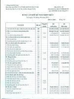 Báo cáo tài chính hợp nhất quý 3 năm 2013 - Công ty Cổ phần Đầu tư Phát triển Công nghiệp - Thương mại Củ Chi