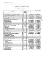 Báo cáo tài chính hợp nhất quý 3 năm 2013 - Công ty Cổ phần Nam Việt