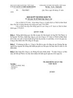 Nghị quyết Hội đồng Quản trị ngày 6-10-2010 - Công ty Cổ phần Sách và Thiết bị Bình Định