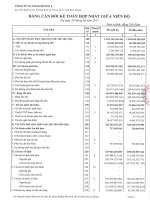 Báo cáo tài chính hợp nhất quý 2 năm 2012 - Công ty Cổ phần Beton 6