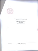 Báo cáo tài chính công ty mẹ quý 1 năm 2016 - Công ty Cổ phần Khai thác và Chế biến Khoáng sản Bắc Giang