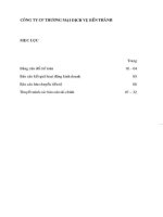 Báo cáo tài chính công ty mẹ quý 1 năm 2016 - Công ty Cổ phần Thương mại - Dịch vụ Bến Thành