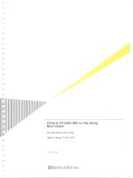 Báo cáo tài chính công ty mẹ năm 2012 (đã kiểm toán) - Công ty Cổ phần Đầu tư Xây dựng Bình Chánh