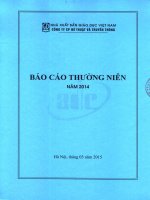 Báo cáo thường niên năm 2014 - Công ty Cổ phần Mĩ thuật và Truyền thông