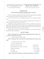 Nghị quyết Đại hội cổ đông thường niên năm 2013 - Công ty cổ phần Xi măng Vicem Bút Sơn