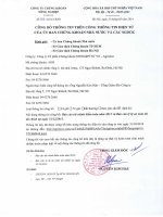 Báo cáo tài chính năm 2013 (đã kiểm toán) - Công ty Cổ phần Chứng khoán Nông nghiệp và Phát triển Nông thôn