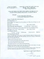 Báo cáo tài chính quý 2 năm 2013 (đã soát xét) - Công ty Cổ phần Đầu tư Xây dựng 3-2