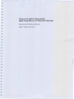 Báo cáo tài chính năm 2014 (đã kiểm toán) - Công ty cổ phần Chứng khoán Ngân hàng Đầu tư và Phát triển Việt Nam