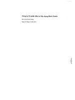 Báo cáo tài chính công ty mẹ năm 2015 (đã kiểm toán) - Công ty Cổ phần Đầu tư Xây dựng Bình Chánh