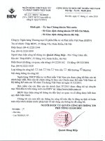 Báo cáo tài chính hợp nhất quý 4 năm 2015 - Ngân hàng Thương mại cổ phần Đầu tư và Phát triển Việt Nam