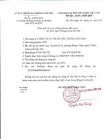 Báo cáo thường niên năm 2013 - Công ty Cổ phần Thuốc sát trùng Cần Thơ