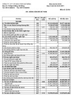 Báo cáo tài chính quý 3 năm 2011 - Công ty Cổ phần Sách và Thiết bị trường học Đà Nẵng