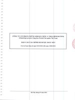Báo cáo tài chính quý 2 năm 2011 (đã soát xét) - Công ty Cổ phần Chứng khoán Châu Á – Thái Bình Dương