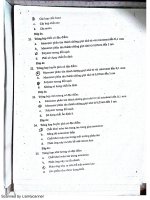 Đề thi hóa học polyme p2 IUH đại học công nghiệp TP HCM