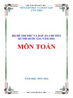 BO DE THI THU MON TOAN SGD CAN THO 2016 compressed