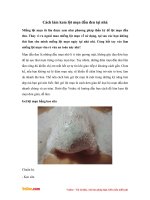 Cách làm kem lột đầu đen mụn tại nhà