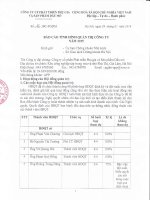 Báo cáo tình hình quản trị công ty - Công ty Cổ phần Phát triển Phụ gia và Sản phẩm Dầu mỏ