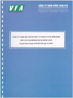 Báo cáo tài chính năm 2014 (đã kiểm toán) - Công ty cổ phần Cấp thoát nước Bình Định
