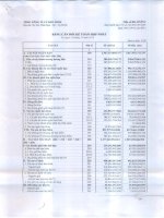 Báo cáo tài chính hợp nhất quý 4 năm 2014 - Tổng Công ty Cổ phần Bảo Minh