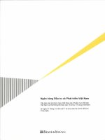 Báo cáo tài chính hợp nhất năm 2011 (đã kiểm toán) - Ngân hàng Thương mại cổ phần Đầu tư và Phát triển Việt Nam