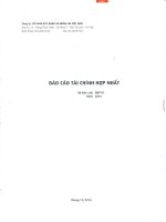 Báo cáo tài chính hợp nhất quý 3 năm 2015 - Công ty cổ phần Xây dựng và Nhân lực Việt Nam