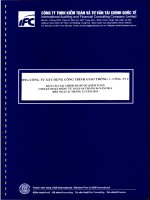 Báo cáo tài chính công ty mẹ năm 2014 (đã kiểm toán) - Tổng Công ty Xây dựng Công trình Giao thông 1 - CTCP