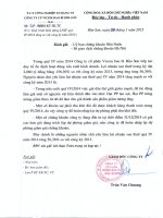 Báo cáo tài chính quý 4 năm 2014 - Công ty cổ phần Vicem Bao bì Bỉm Sơn
