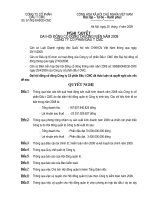 Nghị quyết đại hội cổ đông ngày 25-04-2009 - Công ty Cổ phần Đầu tư CMC