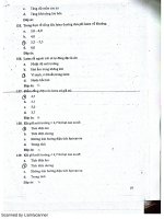 Đề thi hóa học polyme p3 IUH đại học công nghiệp TP HCM