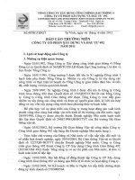 Báo cáo thường niên năm 2011 - Công ty Cổ phần Xây dựng và Đầu tư 492