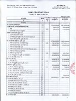 Báo cáo tài chính quý 3 năm 2015 - Công ty Cổ phần Alphanam E&C