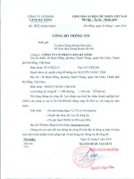 Báo cáo tài chính công ty mẹ quý 1 năm 2016 - CTCP Cảng Đà Nẵng