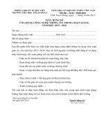 Bao cao ket qua tham gia dinh hoc sinh 