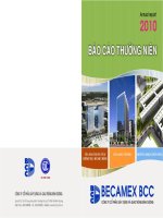 Báo cáo thường niên năm 2010 - Công ty Cổ phần Xây dựng và Giao thông Bình Dương