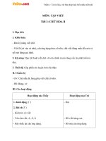 Giáo án Tiếng Việt 2 tuần 3 bài: Tập viết