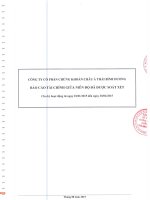 Báo cáo tài chính quý 2 năm 2015 (đã soát xét) - Công ty Cổ phần Chứng khoán Châu Á – Thái Bình Dương