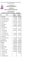 Báo cáo tài chính quý 3 năm 2008 - Công ty Cổ phần Beton 6