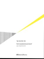 Báo cáo tài chính công ty mẹ quý 1 năm 2010 (đã soát xét) - Tập đoàn Bảo Việt