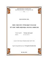 ĐỀ TÀI TIỂU THUYẾT VĨNH BIỆT TUGUMI TỪ GÓC NHÌN HỘI HỌA MANGA SHOUJO