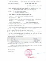 Bản điều lệ - Công ty cổ phần Phân bón Bình Điền