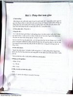 Đề thi phép thử tam giác IUH đại học công nghiệp TP HCM