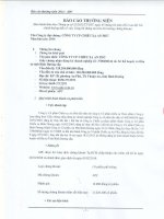 Báo cáo thường niên năm 2014 - Công ty Cổ phần Chiếu xạ An Phú