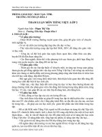 TH1 THAM LUẬN   TIẾNG VIỆT   lớp 2   2012 