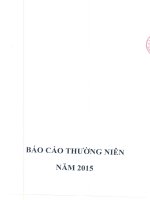 Báo cáo thường niên năm 2015 - Công ty Cổ phần Chứng khoán Bảo Minh